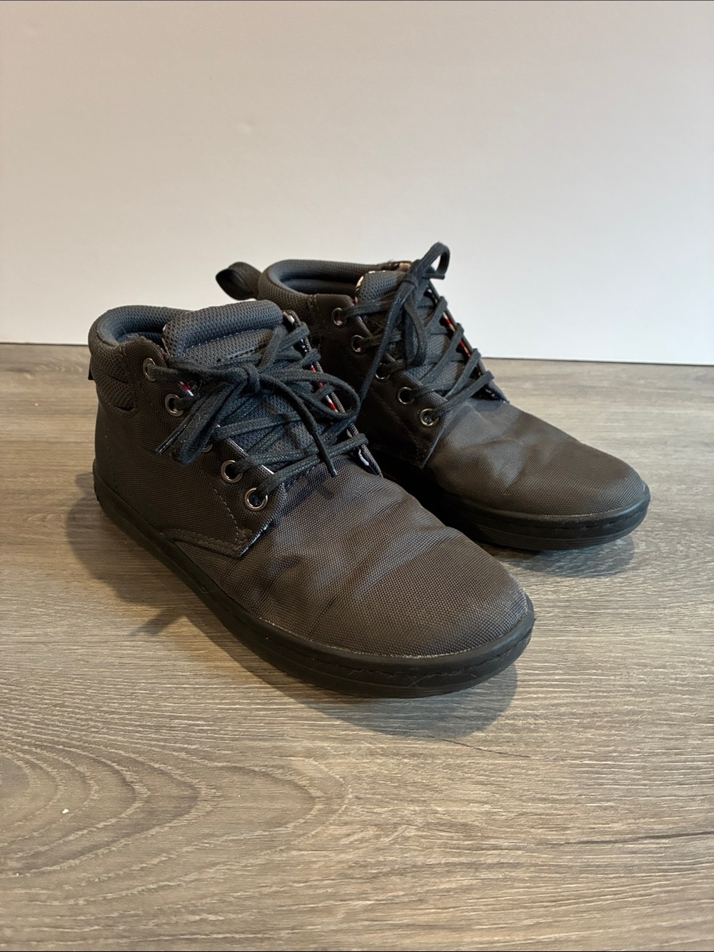 Dr Martens Belmont Grey Nylon Mid Sneaker Boot UK 4 US 6